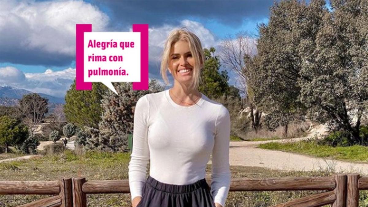 Adriana Abenia disfruta de la nieve en ropa interior