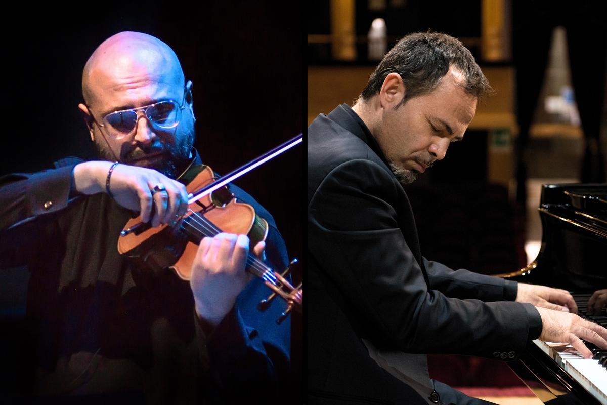 El violinista italià Paolo Angelucci i el pianista Marco Colacioppo.