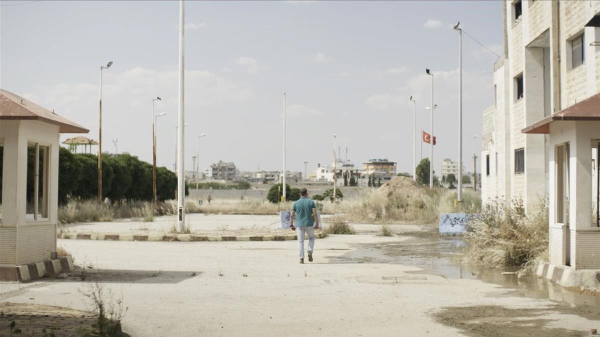 Marc Marginedas, en la frontera de Siria con Turquía.