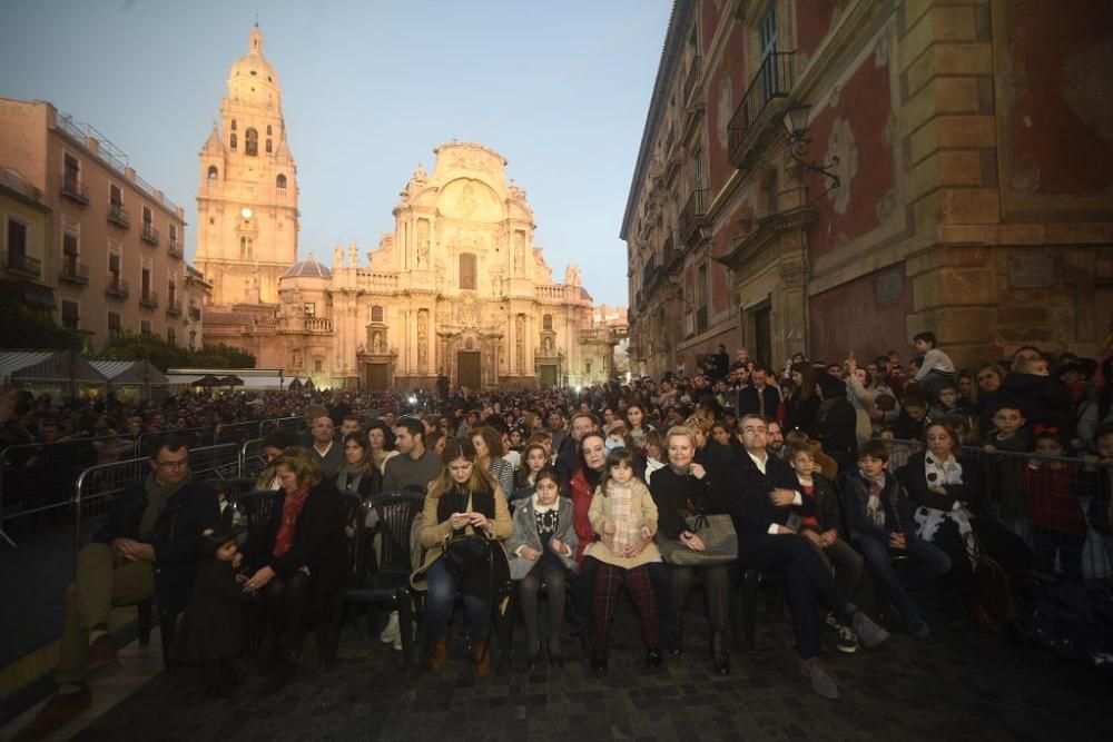 Así ha llegado Papa Noel a Murcia