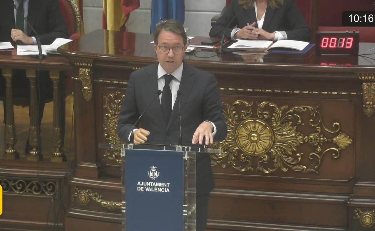 Giner, en el turno de réplica