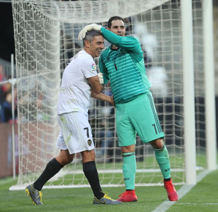 El partido Leyendas del Valencia CF - Selección Española