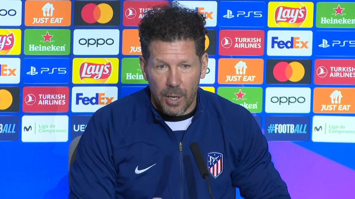 Simeone: "El Borussia Dortmund es el equipo más intenso de la Champions, necesitamos al mejor Griezmann"