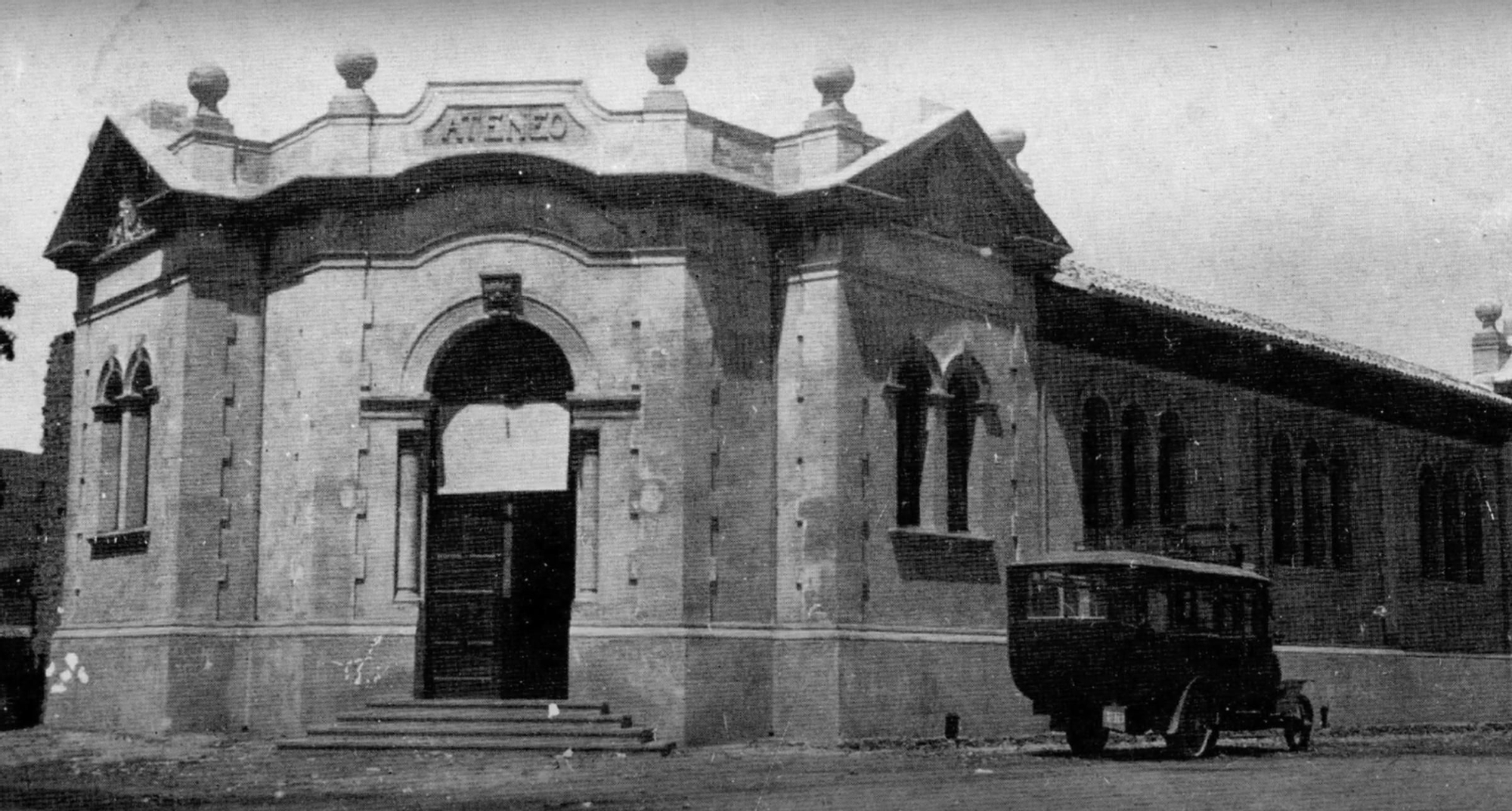 Así lucía el edificio en 1923