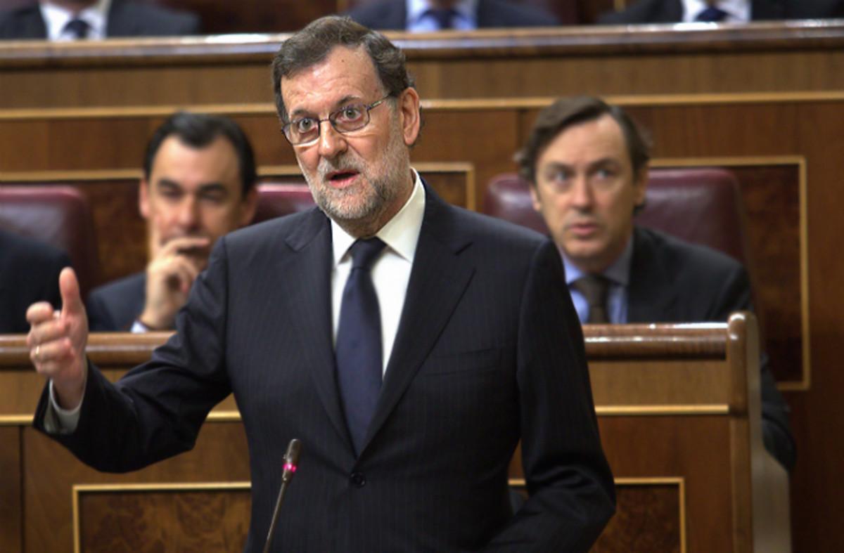 Mariano Rajoy, en el Congreso de los Diputados. 