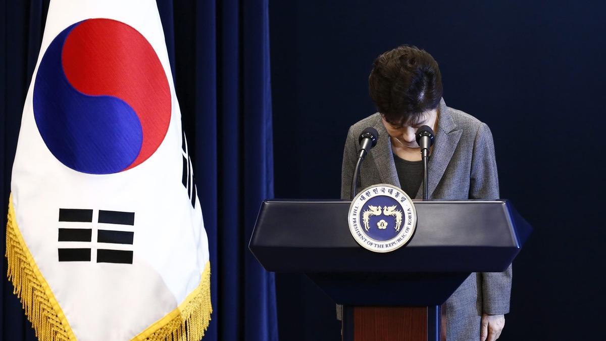 La presidenta surcoreana pone su cargo a disposición del Parlamento