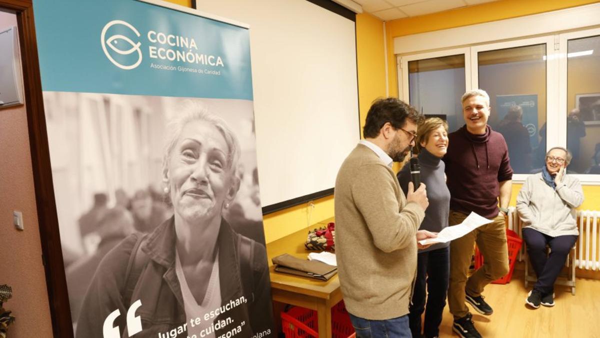 Por la izquierda, Rafael Piñera, María Ángeles Cuesta, Antonio Martínez y Asunción Echarri. | ÁNGEL GONZÁLEZ