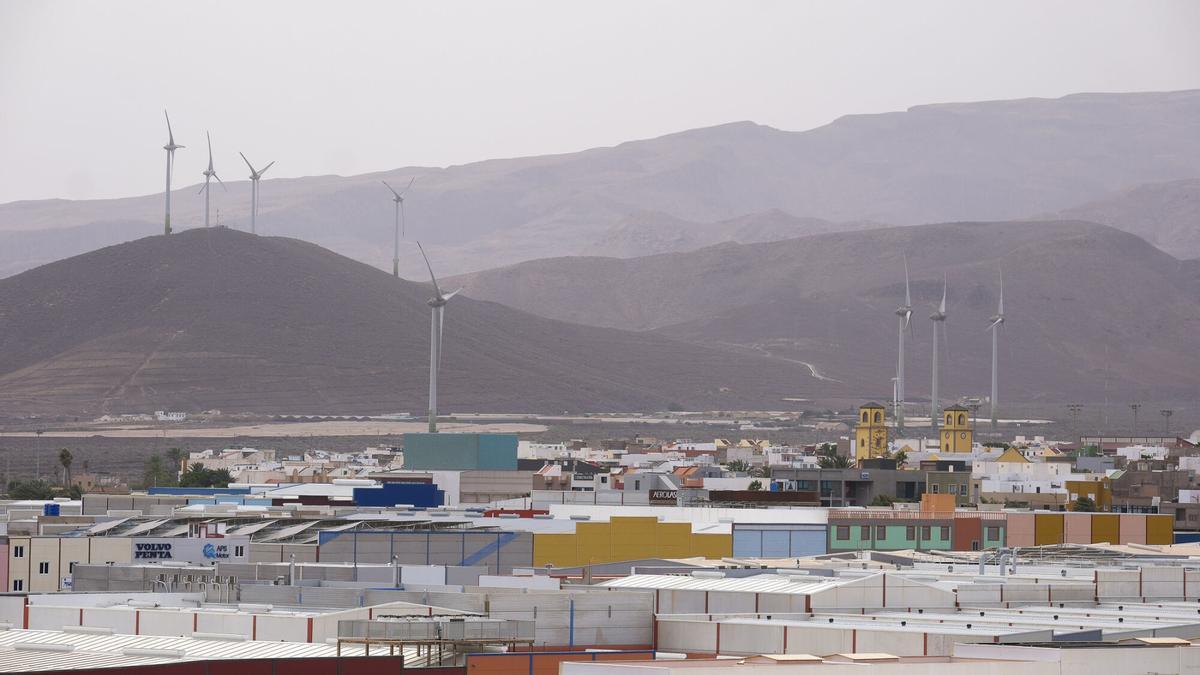 Calor y calima en el Sureste de Gran Canaria.