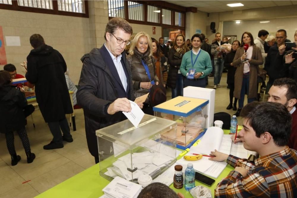 Las imágenes de la jornada electoral del 10N en Galicia. // Fotógrafos Faro de Vigo