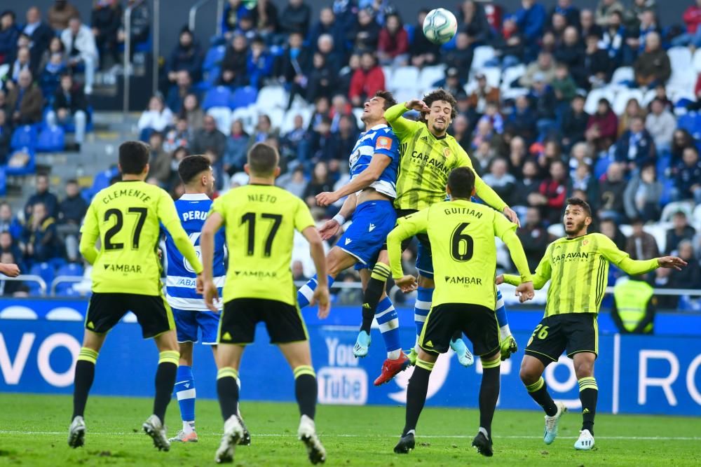 El Dépor cae 1-3 ante el Zaragoza