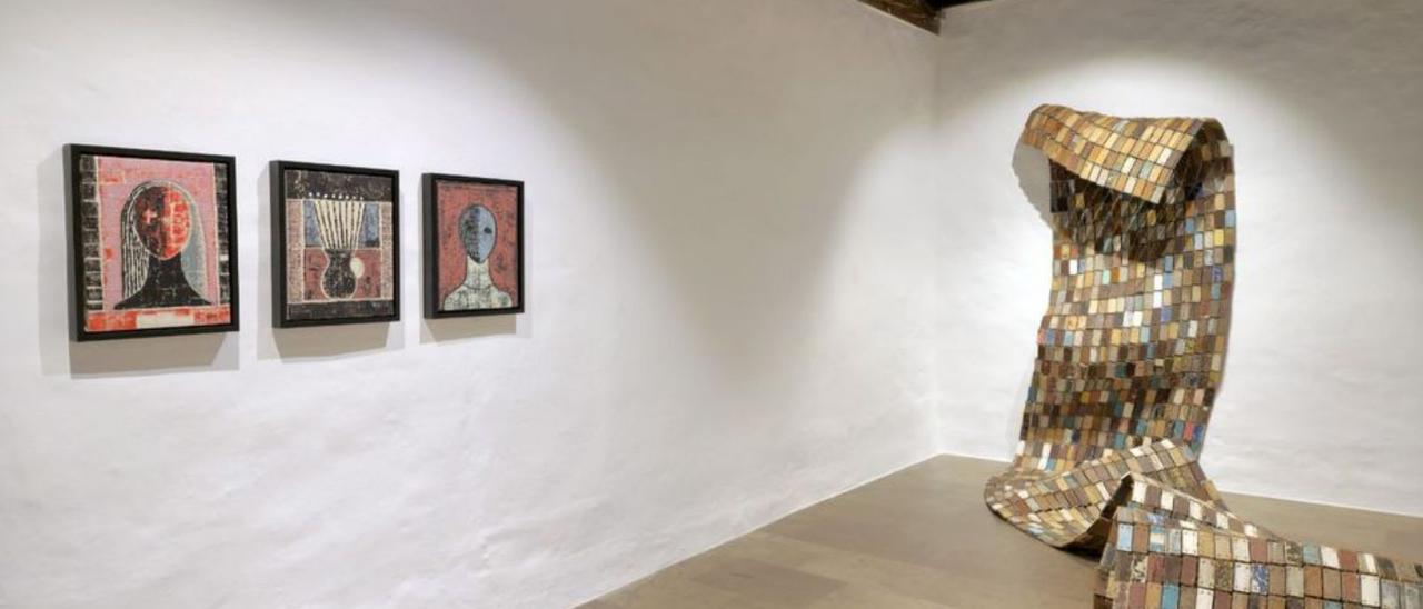 Imagen de la exposición de Juan Roberto Diago, actualmente en Artizar. | | EL DÍA