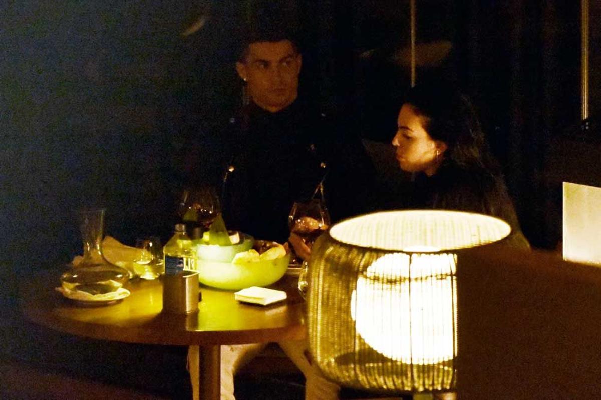 Cristiano Ronaldo y Georgina, de cena romántica