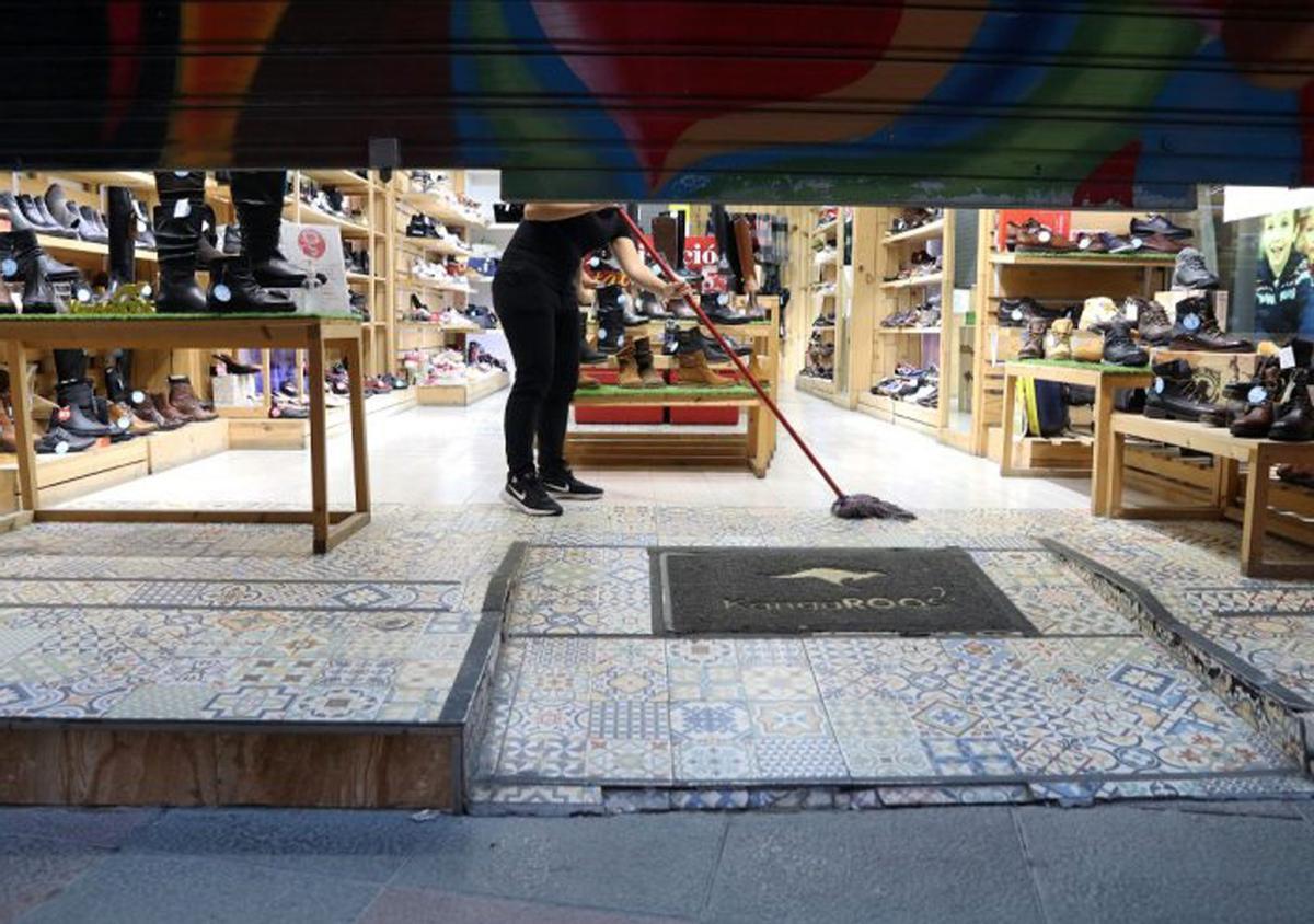 Un comercio de Málaga.