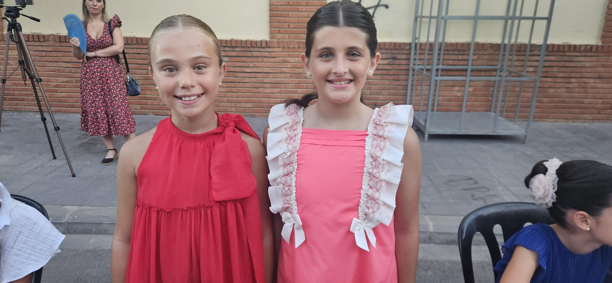 Candidatas a Fallera Mayor Infantil de València 2025 en la "punxà"
