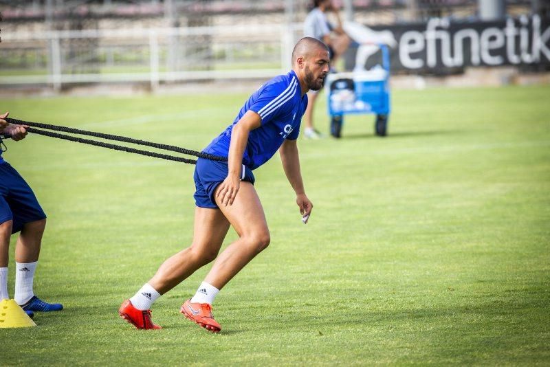 Entrenamiento del Real Zaragoza del 24 de julio