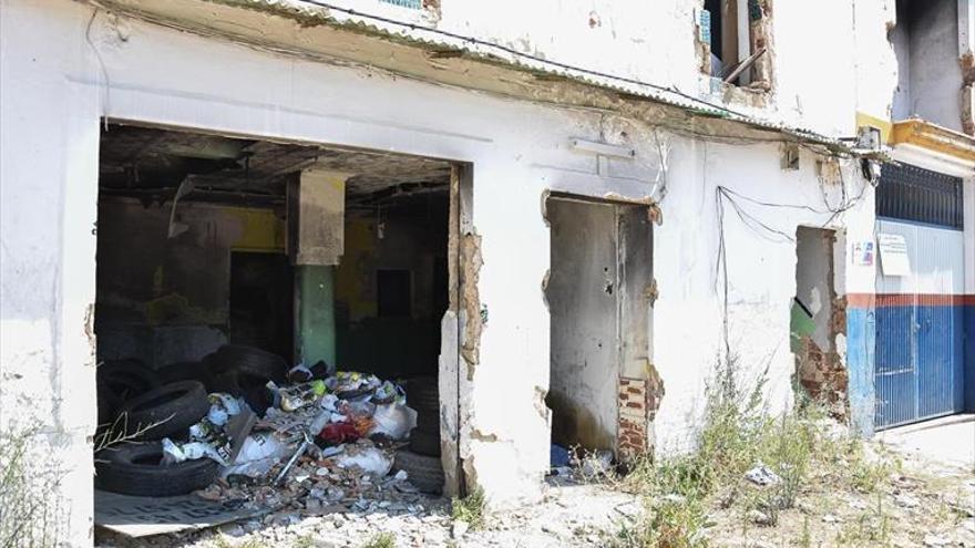 Pardaleras pide la expropiación forzosa de casas de la riada de Badajoz aún por derribar