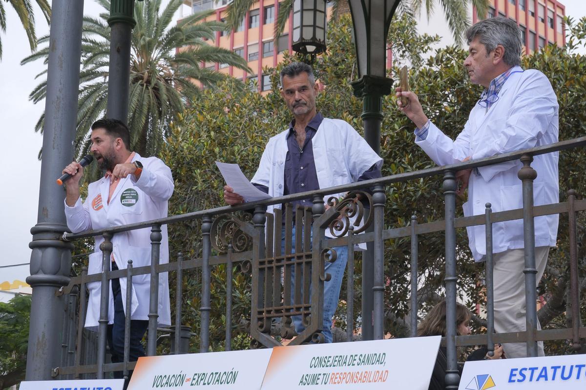 Manifestación de médicos en Las Palmas de Gran Canaria Manifestación de médicos en Las Palmas de Gran Canaria