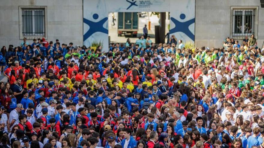 Santiago acoge a más de 2.200 jóvenes deportistas en los XVI Xogos do Eixo Atlántico