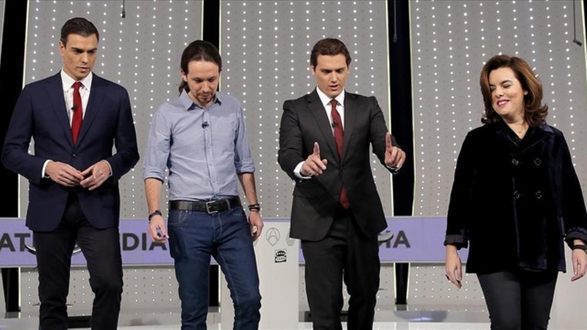 El debate a cuatro en Atresmedia del pasado lunes