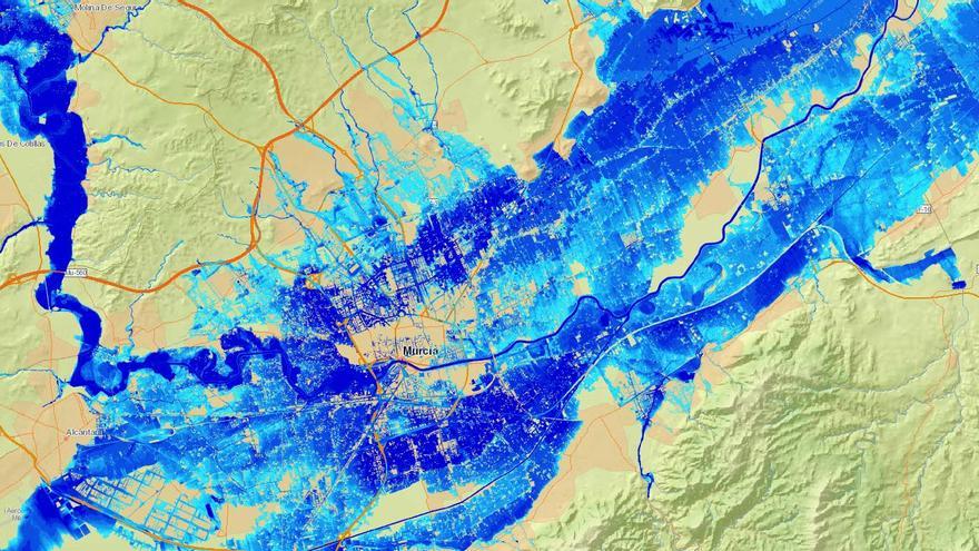 Murcia, área urbana con más población vulnerable en zonas inundables