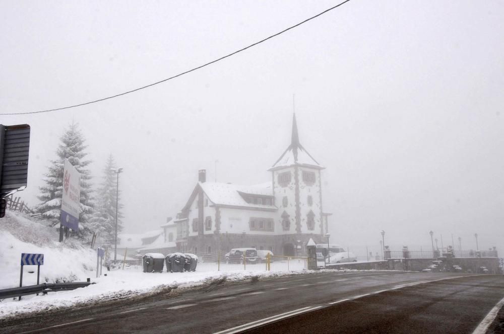 Primera nevada en Pajares