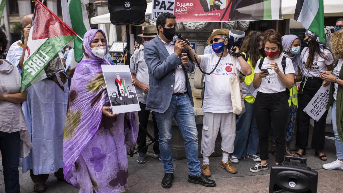 El delegado del Centro Polisario en Madrid, Abdulah Arabi.