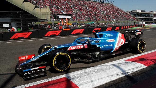 Alonso en su vuelta a la Fórmula 1 con Alpine (2021)