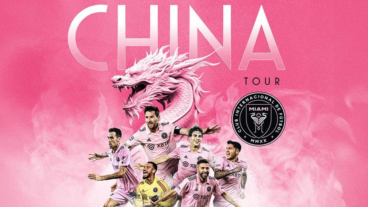 El Inter de Miami hará una gira por China