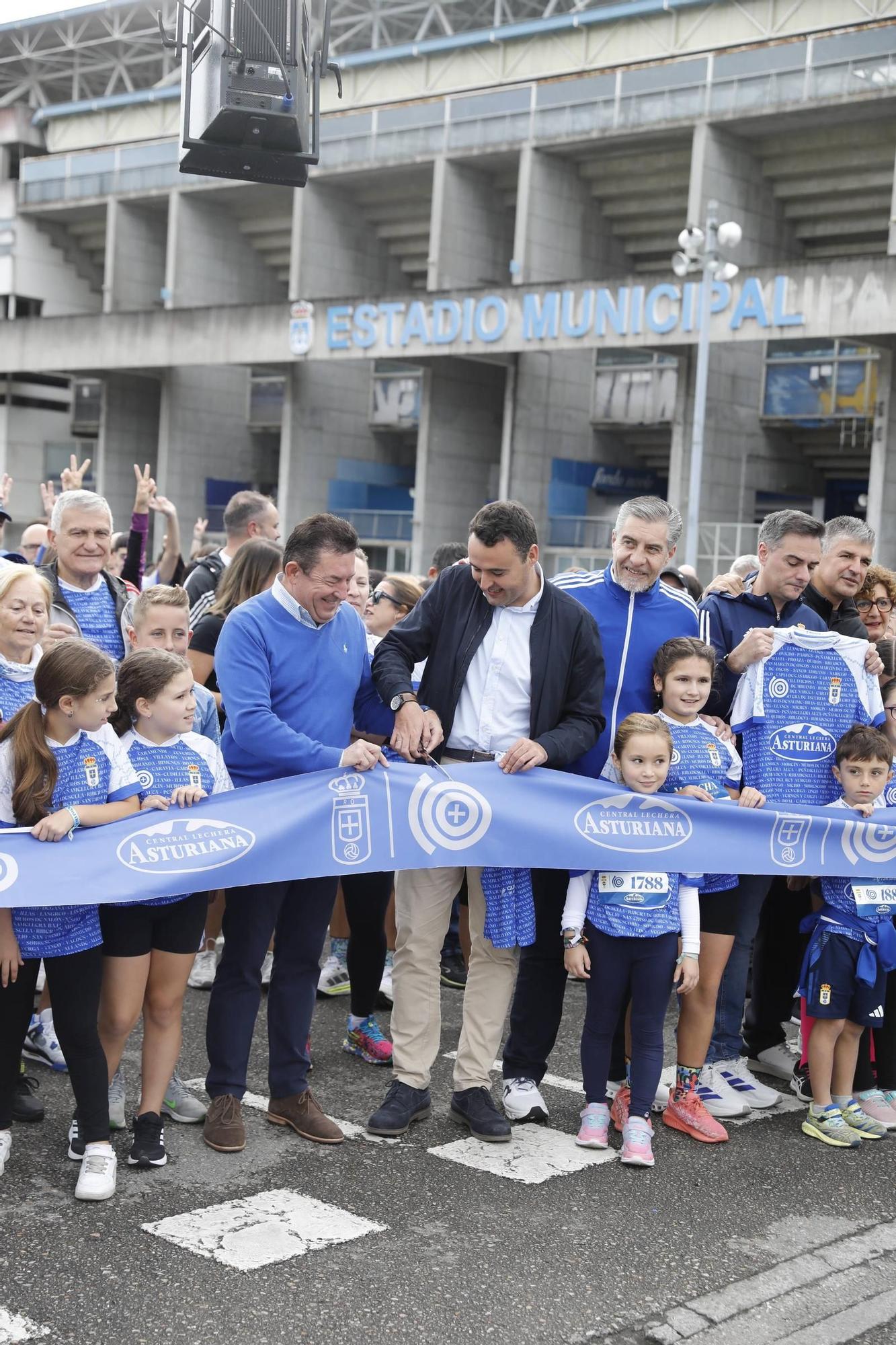 EN IMÁGENES: Así ha sido la carrera por el centenario del Real Oviedo