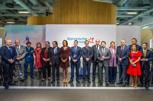 Inauguración Pabellón de Canarias ITB 2017.Berlín, 8 de marzo de 2017