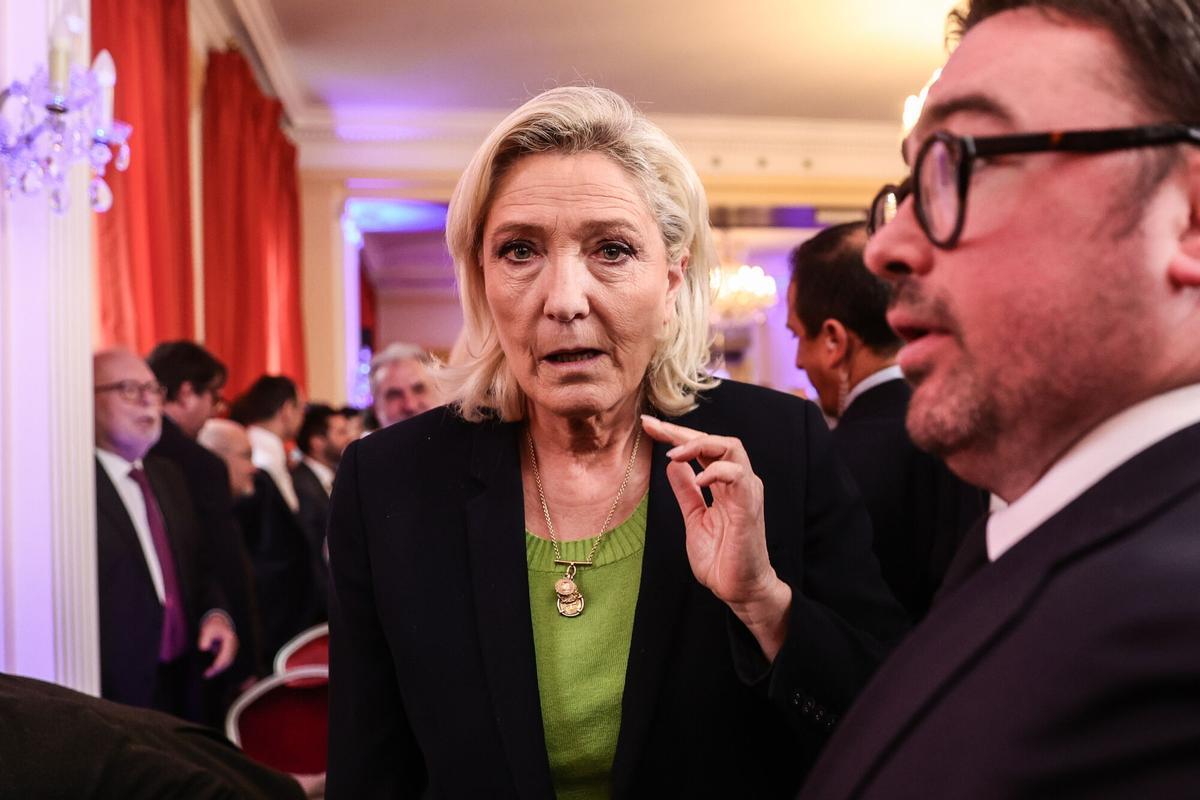 La líder de Agrupación Nacional, Marine Le Pen.