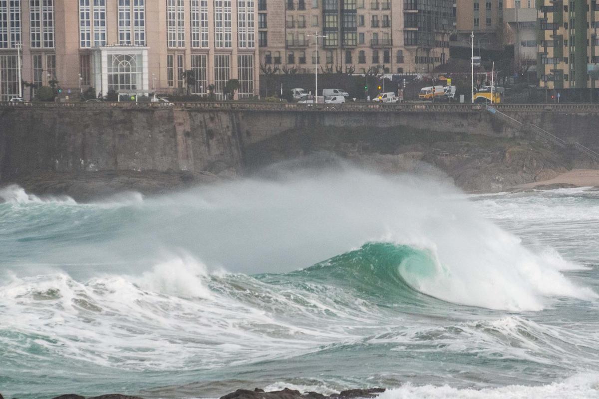 Borrasca Ingrid en A Coruña