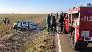 Muere uno de los heridos del trágico accidente de Villarrín de Campos