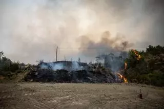 En imágenes | Las huellas del incendio de La Peña desde Bailo