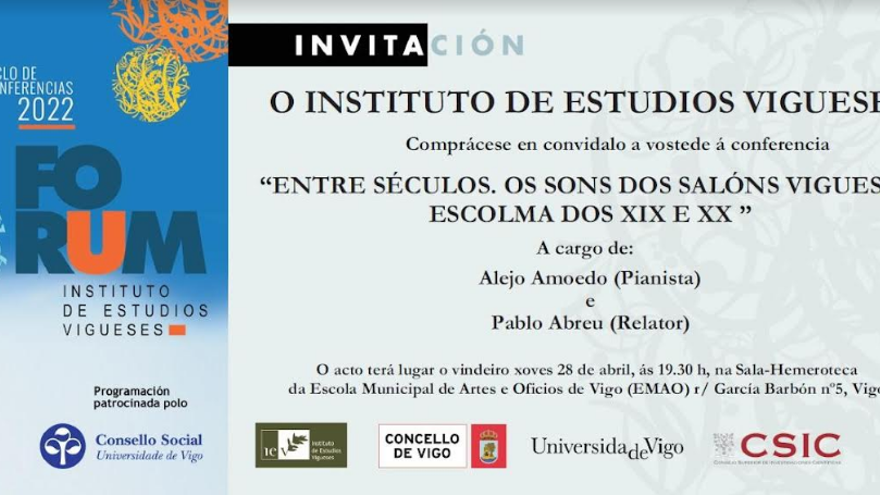 Entre Séculos. Os sons dos salóns vigueses: Escolma dos XIX e XX
