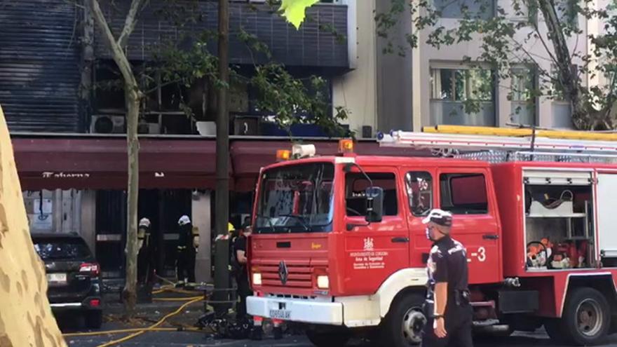 Incendio en Gran Capitán