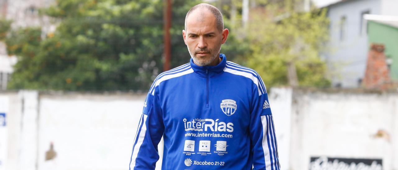 Luis Treviño durante un partido en San Pedro del Viajes Interrías.