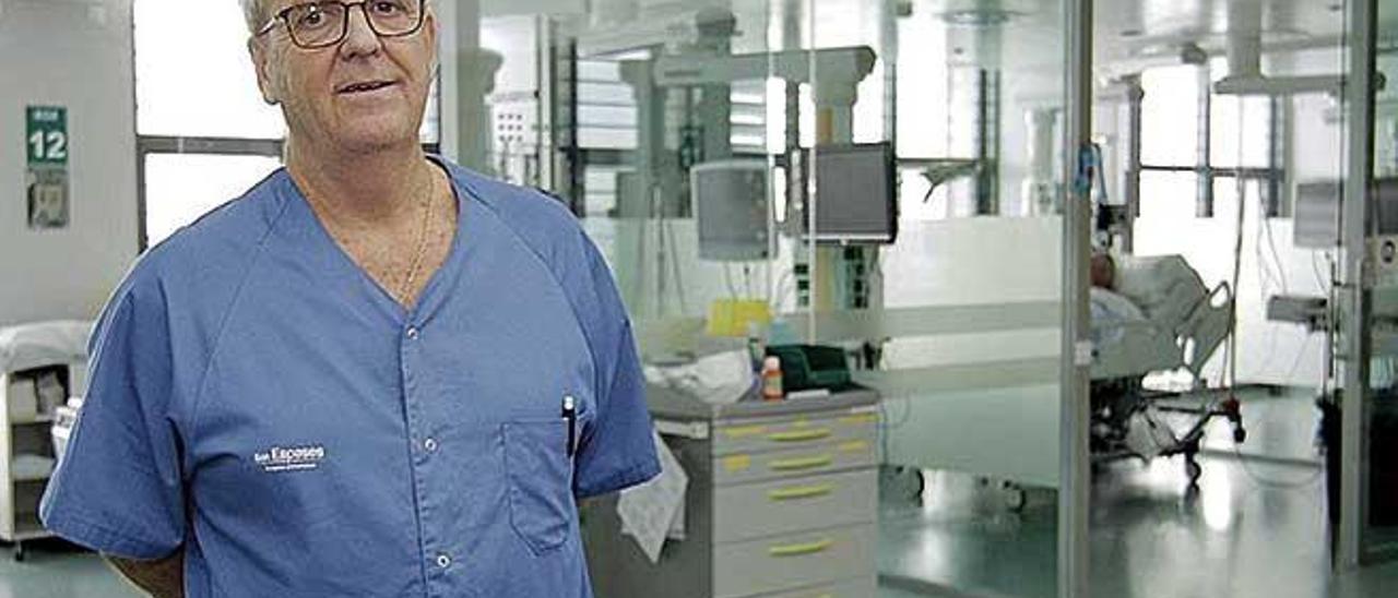 El doctor Julio Velasco, coordinador de trasplantes de Son Espases.