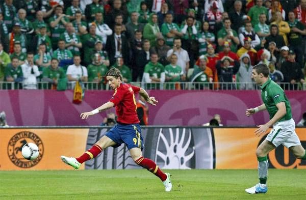 EL PARTIDO ESPAÑA 4- IRLANDA 0, EN IMÁGENES