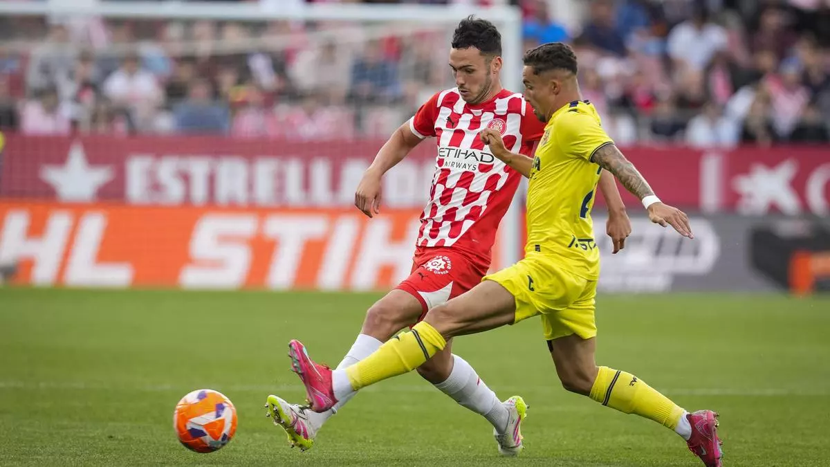 El Girona sigue sufriendo y cae ante el Villarreal en el último minuto