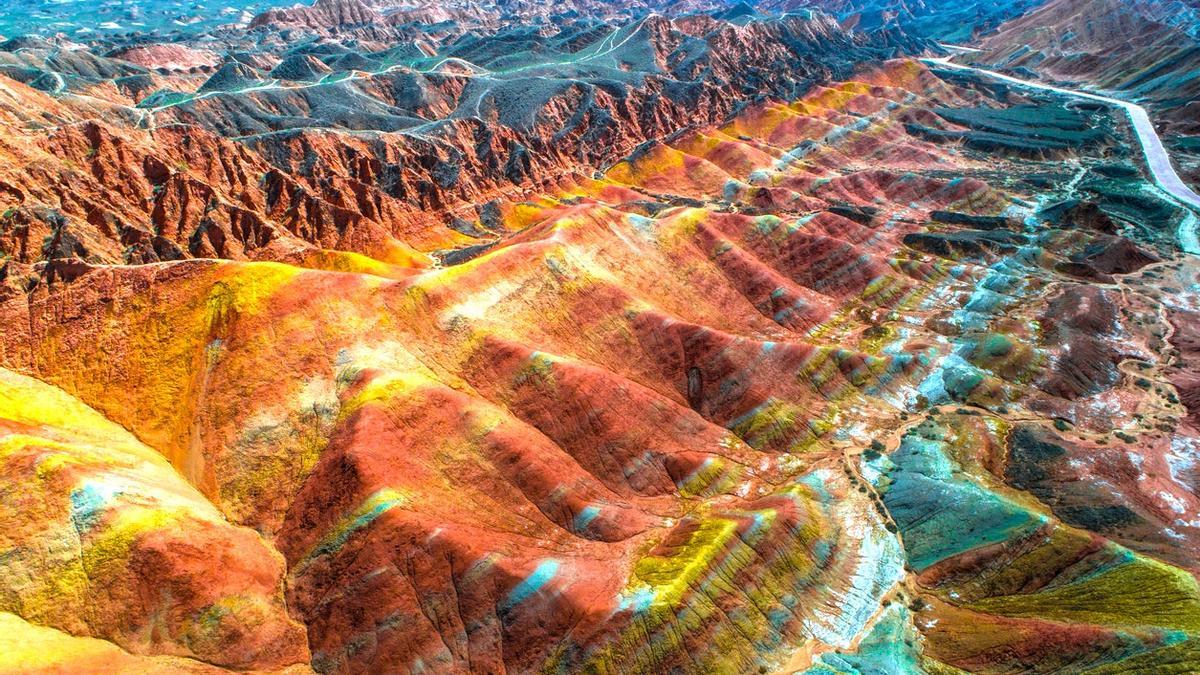 Danxia, Montañas Multicolor, China