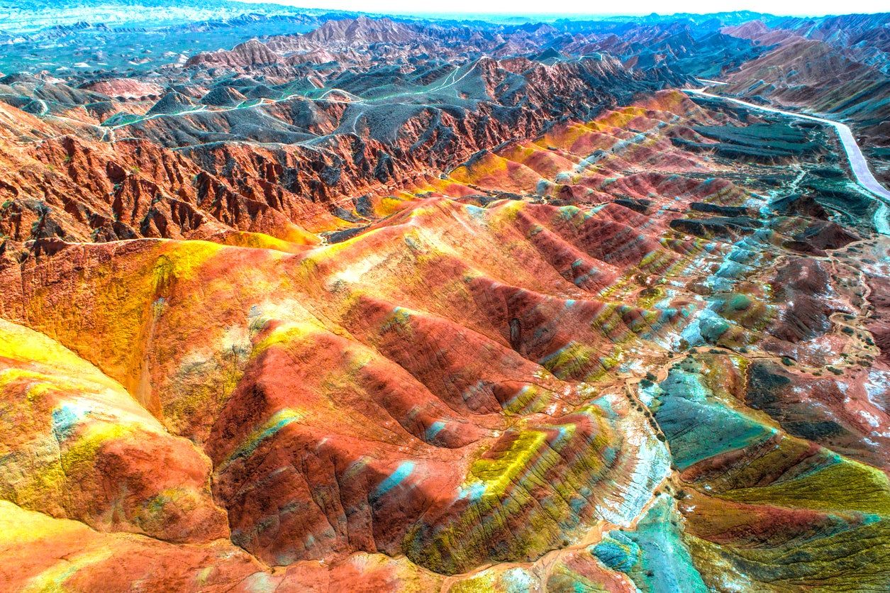 Zhangye Danxia: las montañas multicolores de China - Viajar