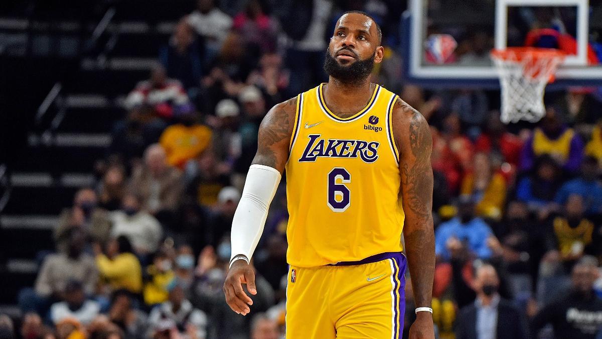 LeBron James, jugador de los Lakers