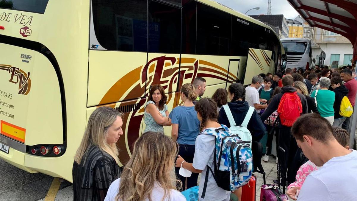 Arranca el Campamento no Mar con la marcha de los niños