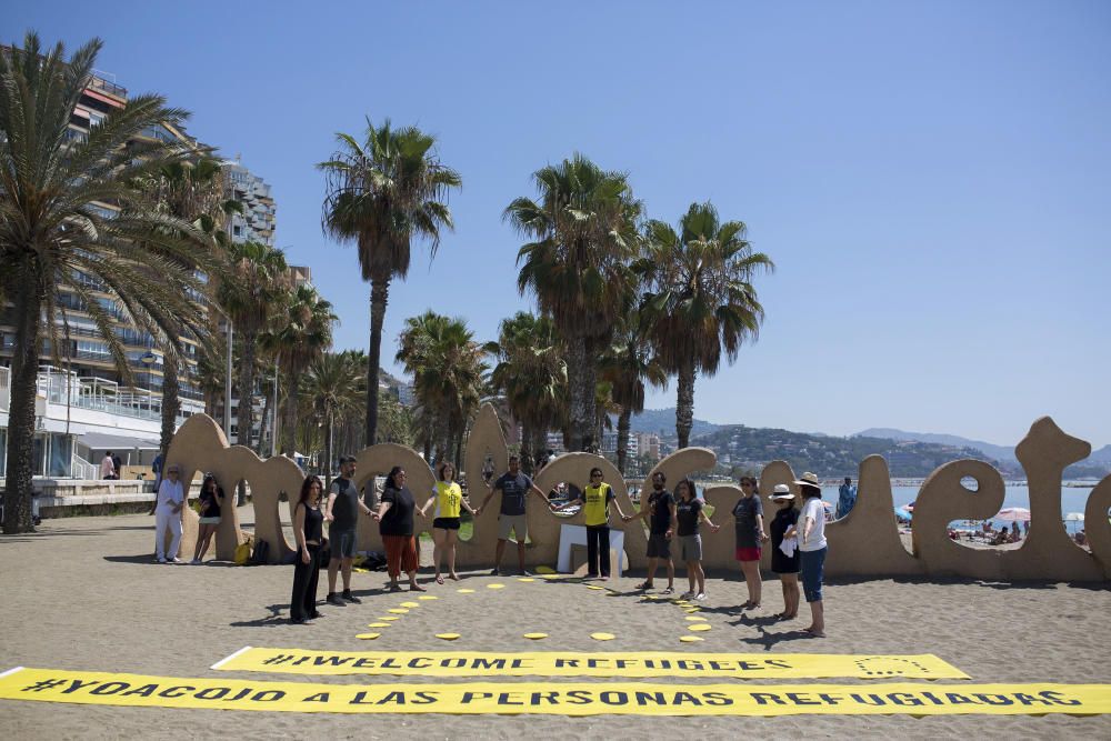 PERFORMANCE DE AMNISTÍA INTERNACIONAL EN MÁLAGA