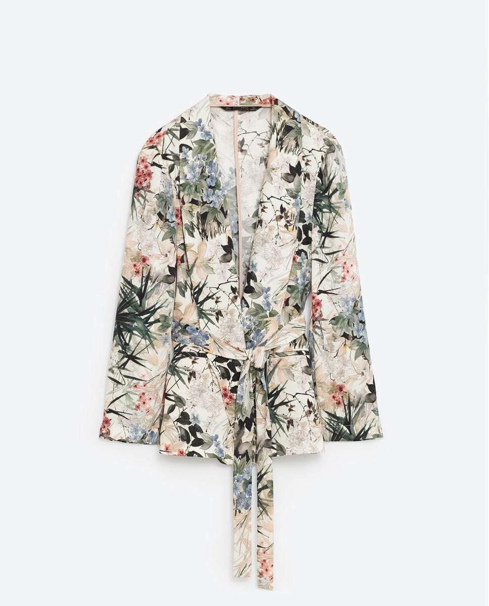 Blazer estampado, Zara