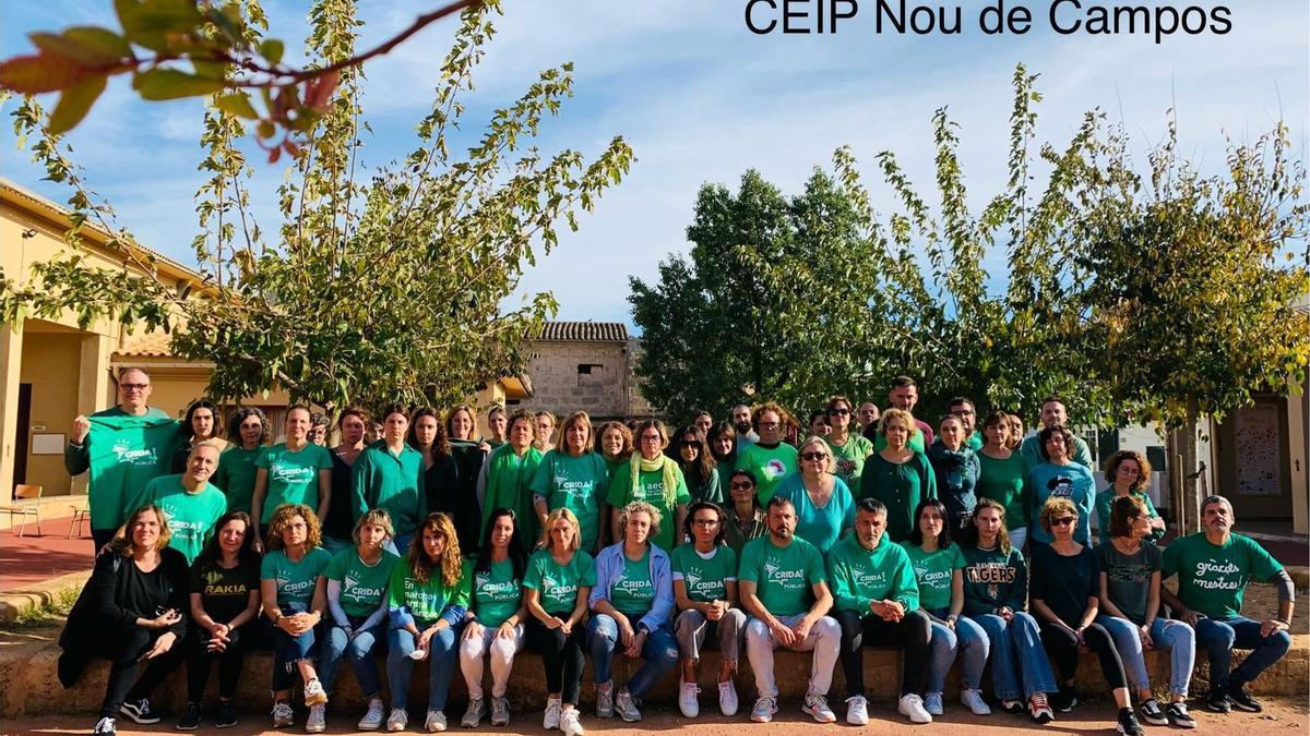 El CEIP Joan Veny i Clar ha protestado contra la segregación del catalán aprobada por el Govern.