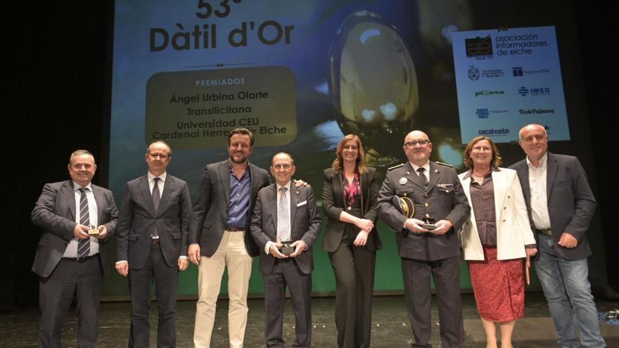 Los Dàtil d’Or premian a Urbina, al CEU y a la Transilicitana