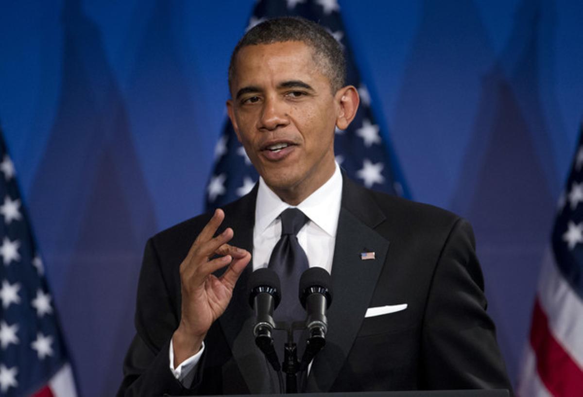 Barack Obama habla en Washington, este miércoles.