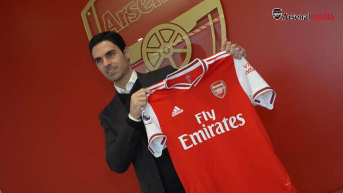 Así ha sido la presentación de Arteta con el Arsenal